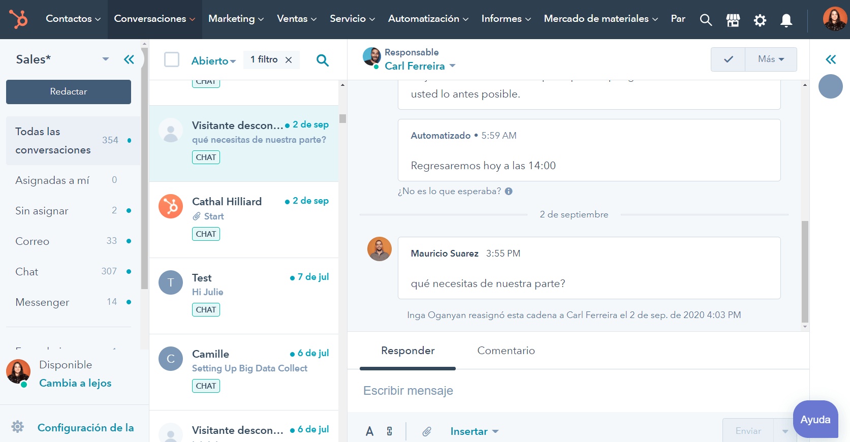 Hubspot service