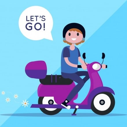 concepto-bici-electrico-mujer-diciendo-lets-go_23-2147698407